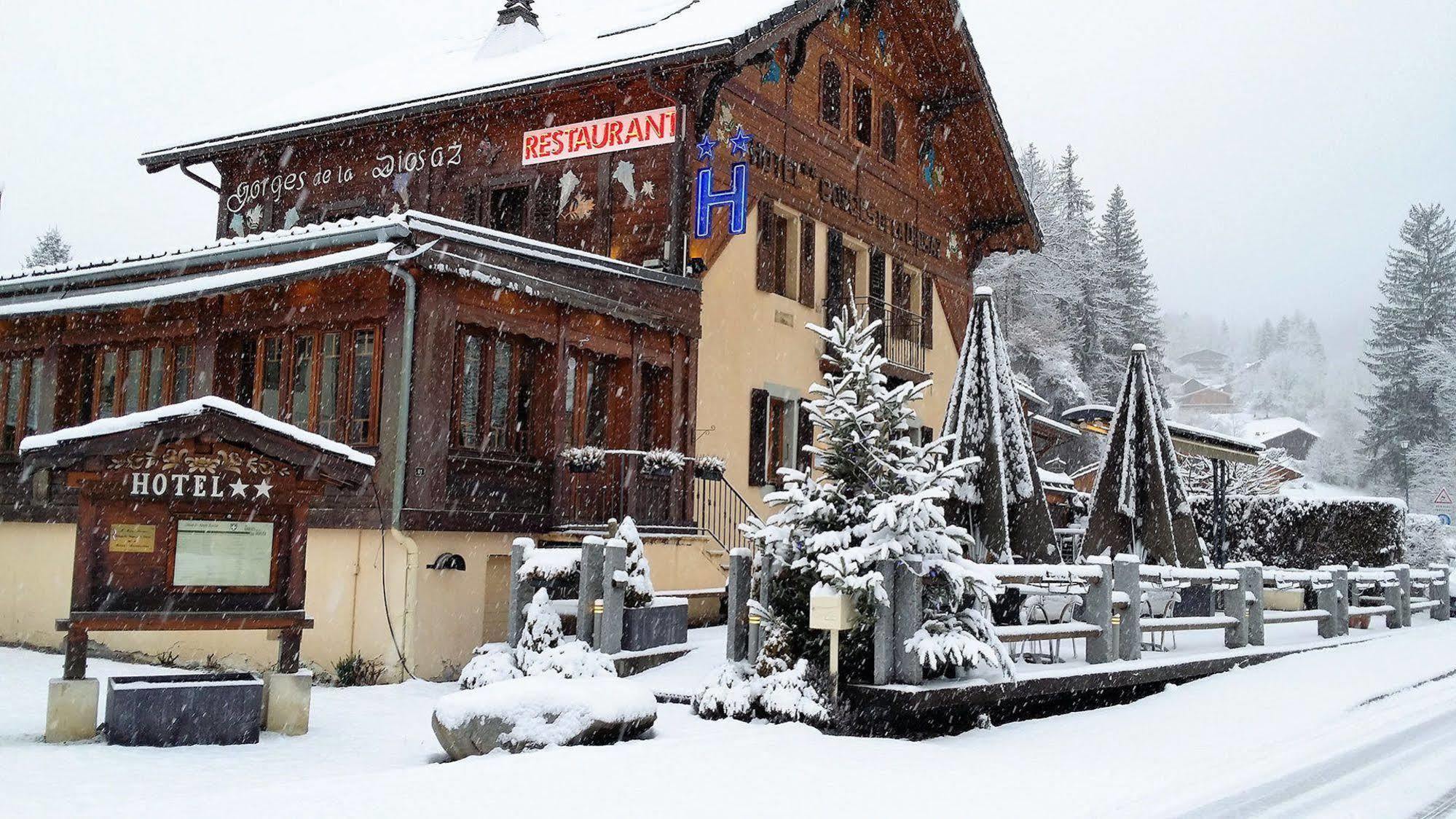 Auberge Des Gorges Servoz Eksteriør bilde
